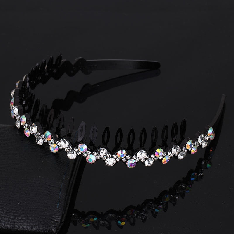 Fashion Pearl Non-Slip Rhinestone Hairbands - Hiccupzz