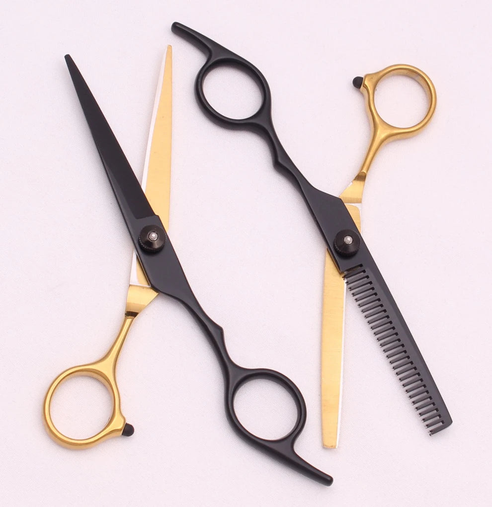 6.0'' Professional Hair Scissors Set – Japanese Steel Cutting Shears for Salon & Home - Hiccupzz
