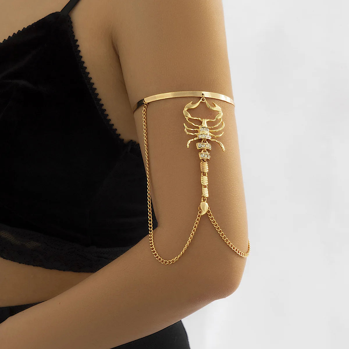 Simple Boho Coil Upper Arm Band Cuff Armlets for Women Girls, Adjustable Arm Bangle - Hiccupzz