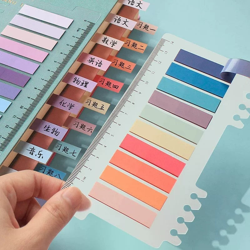 6 Series Color Self Adhesive Memo Pad Sticky Notes - Hiccupzz