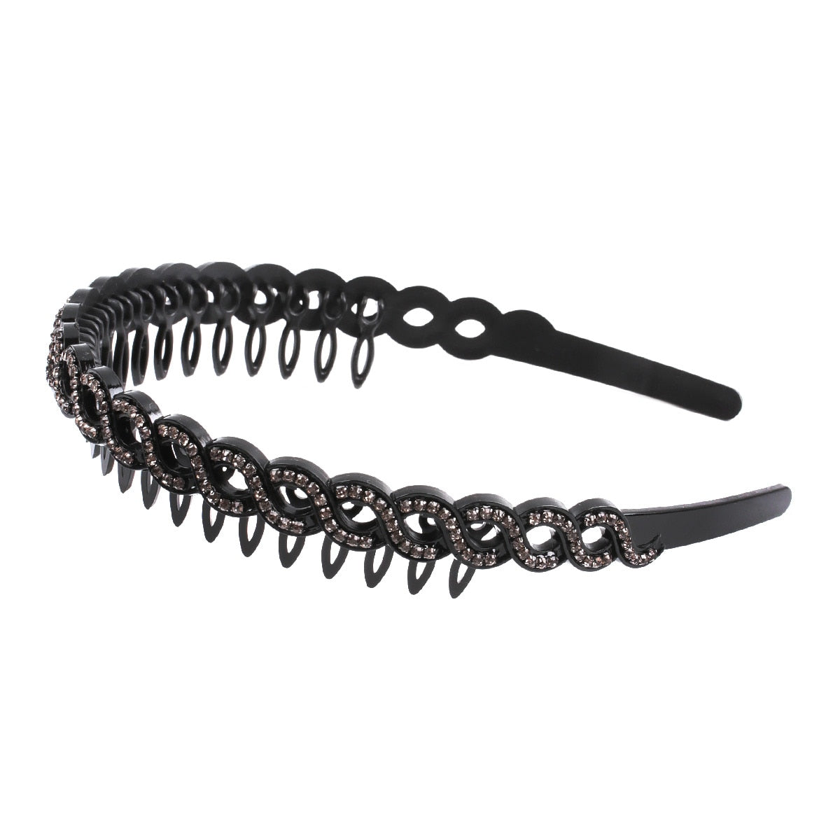 Fashion Pearl Non-Slip Rhinestone Hairbands - Hiccupzz
