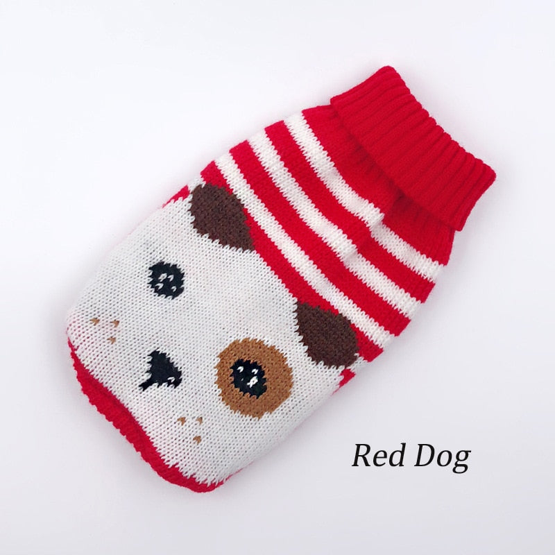 Warm Dog Clothes for Small Dog Coats Jacket Winter Clothes for Dogs Cats Clothing Chihuahua Cartoon Pet Sweater Costume Apparels - Hiccupzz