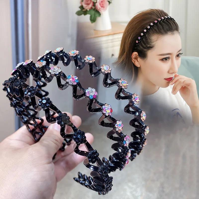 Fashion Pearl Non-Slip Rhinestone Hairbands - Hiccupzz