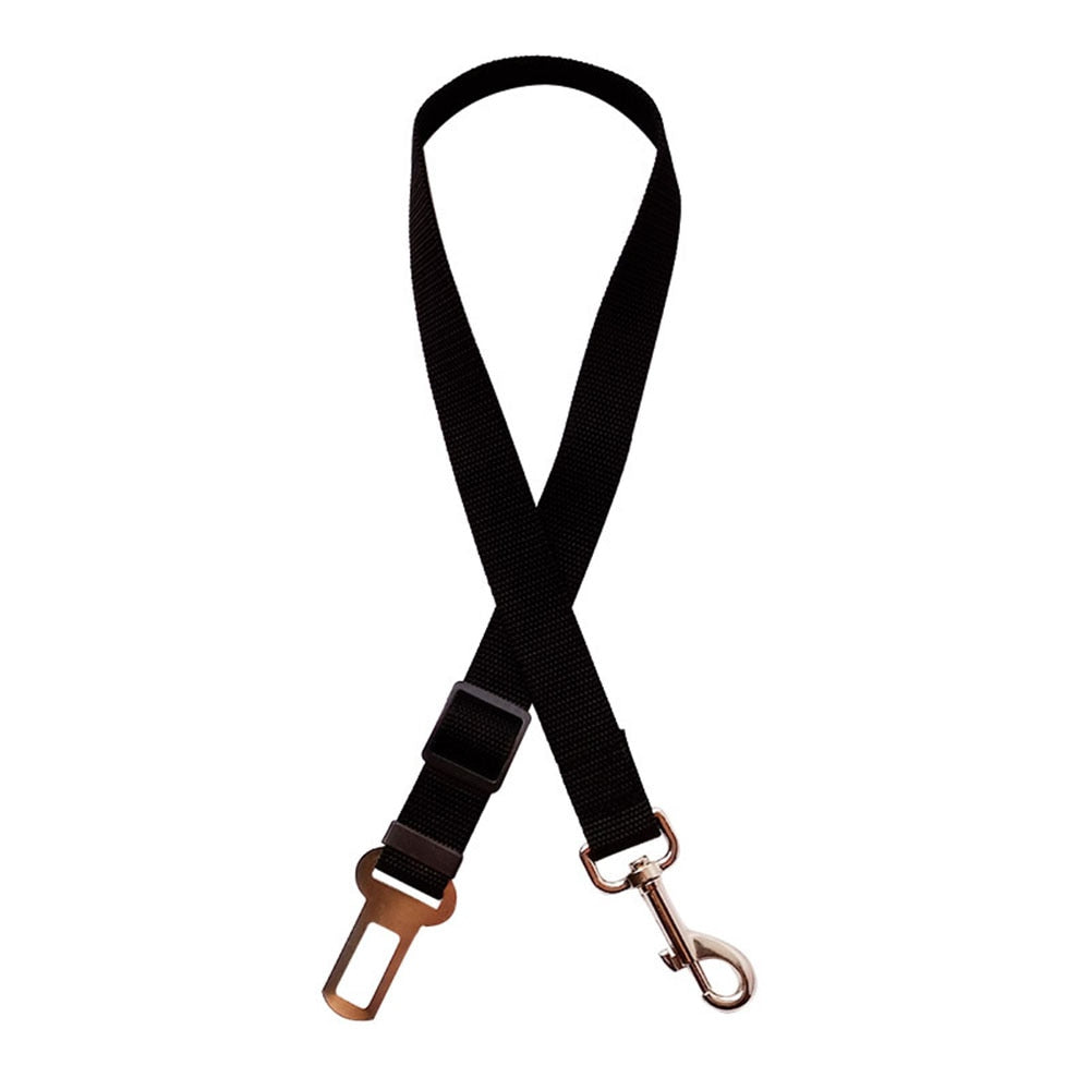 Two-in-one Nylon Adjustable Dogs Harness Collar Pet dog Accessories Pet Car Seat Belt Lead Leash Backseat Safety Belt - Hiccupzz