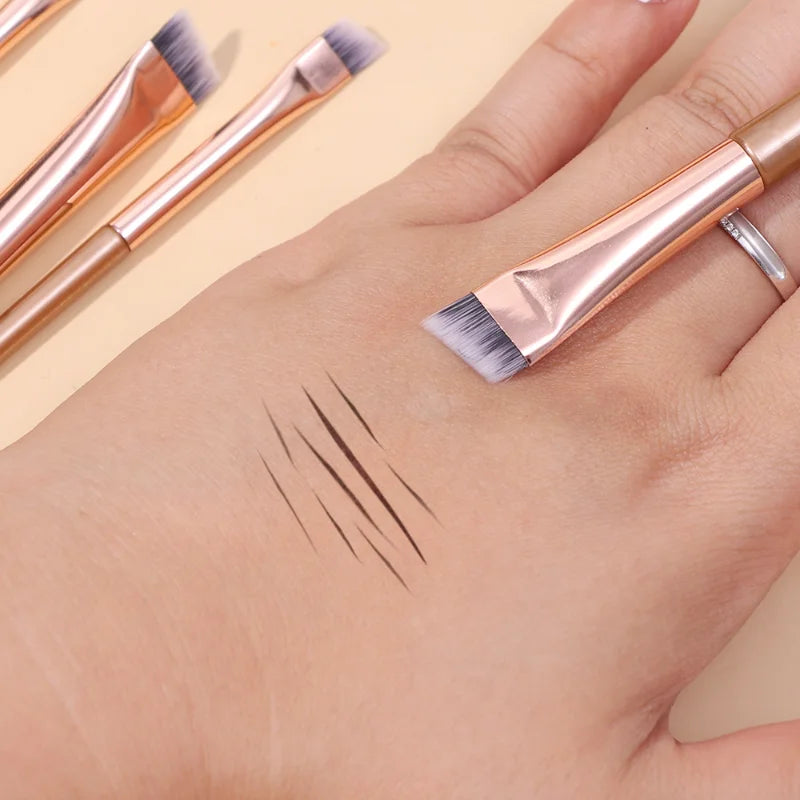 Professional Eyebrow Eyeliner Brushes Soft Angled Blade Thin Flat Contouring Brow Eye Liner Makeup Brush Women Eyes Makeup Tools - Hiccupzz