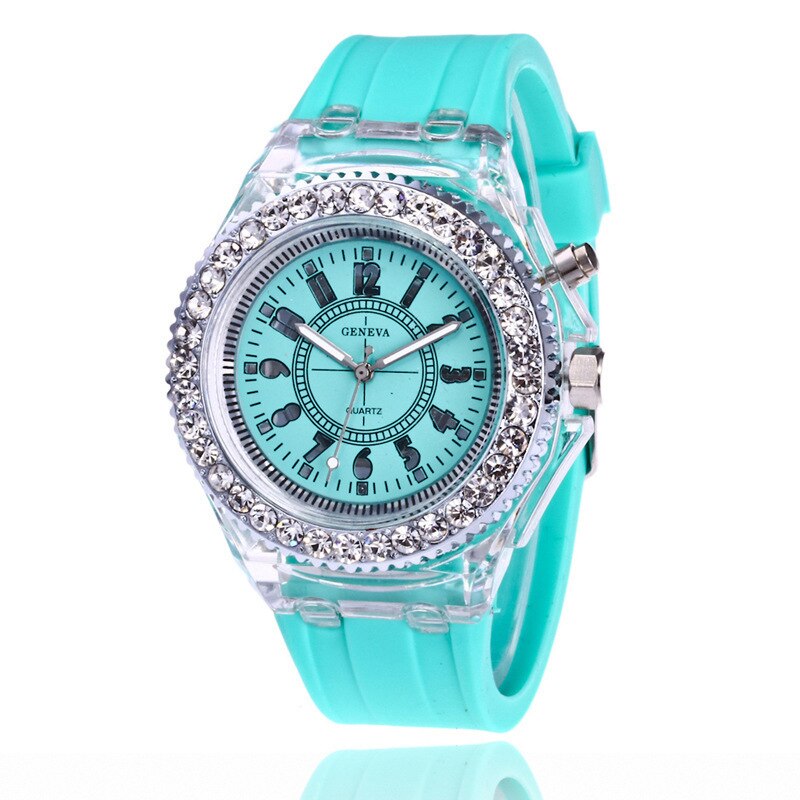 Flash Luminous Rhinestone Led Watch Trends for girls - Hiccupzz