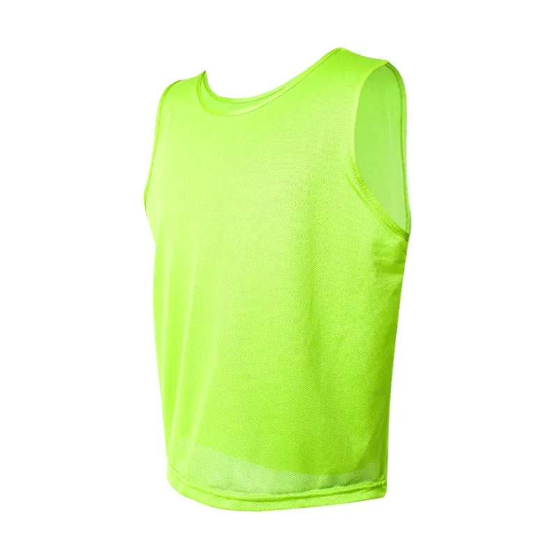 6/12 PCS Adults Children Soccer Training Vest Football Shirts Jerseys - Hiccupzz