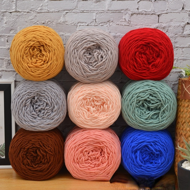 200g 8 Strands Tufting Gun Cotton Yarn for DIY - Hiccupzz