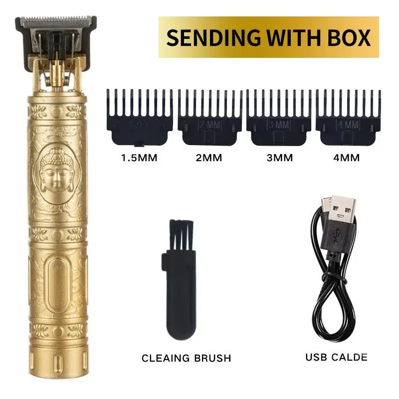 Professional Hair Cutting Machine Wireless Electric Hair Clipper Beard Shaver Men Hair Trimmer Barber For Men Haircut Style - Hiccupzz