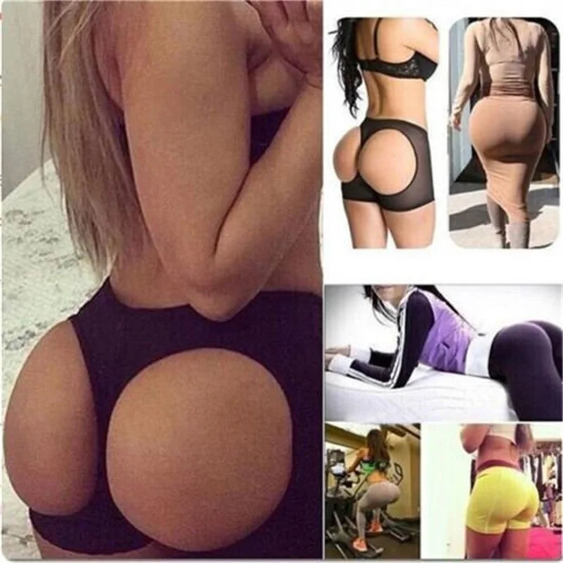 Butt Lifter Shaper Panties Shorts Butt Lift Underwear Briefs Women Body Shaper Sexy Ass Push Up Panty Buttock Open Hip Booty - Hiccupzz