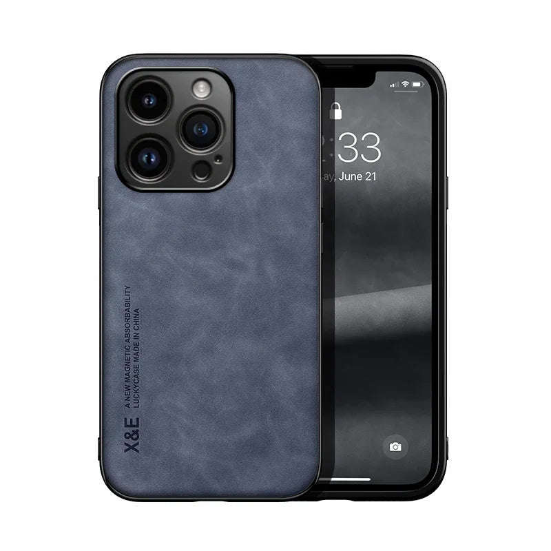 Case For iPhone 15 14 13 12 11 Pro Max Plus 12 13 Mini 8 7 SE X XS XR Luxury Protective Cover Car Holder Phone Coque Fundas - Hiccupzz
