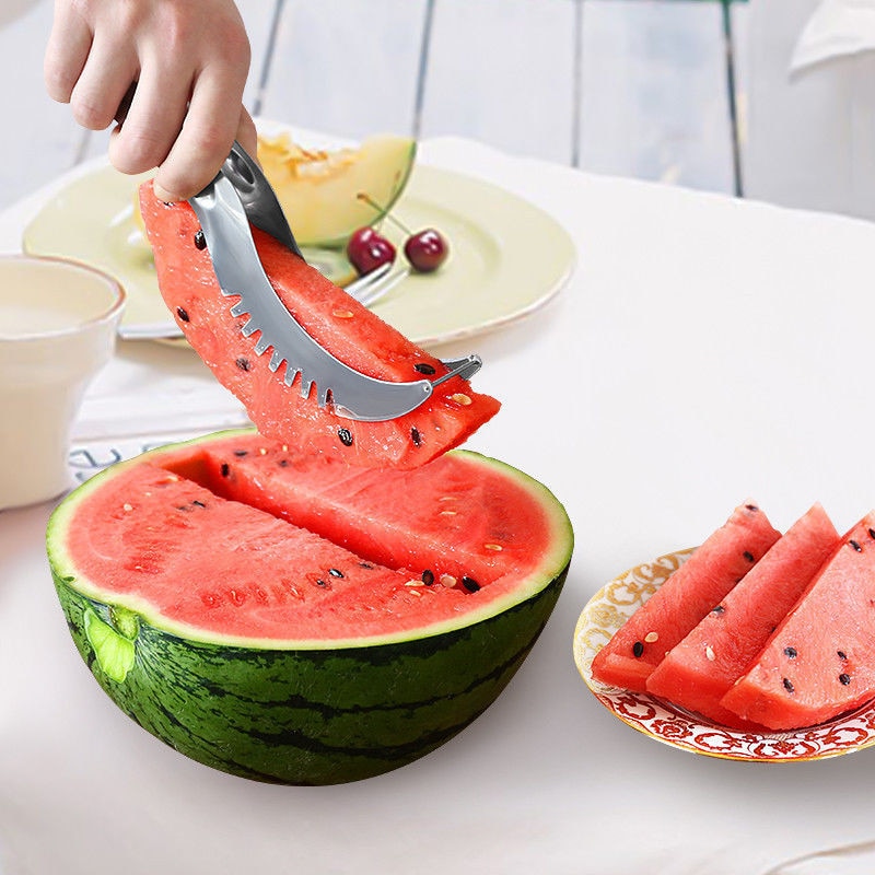 Stainless Steel  Watermelon Slicer Cutter - Hiccupzz