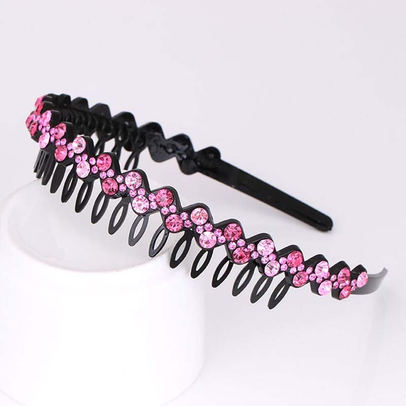 Fashion Pearl Non-Slip Rhinestone Hairbands - Hiccupzz