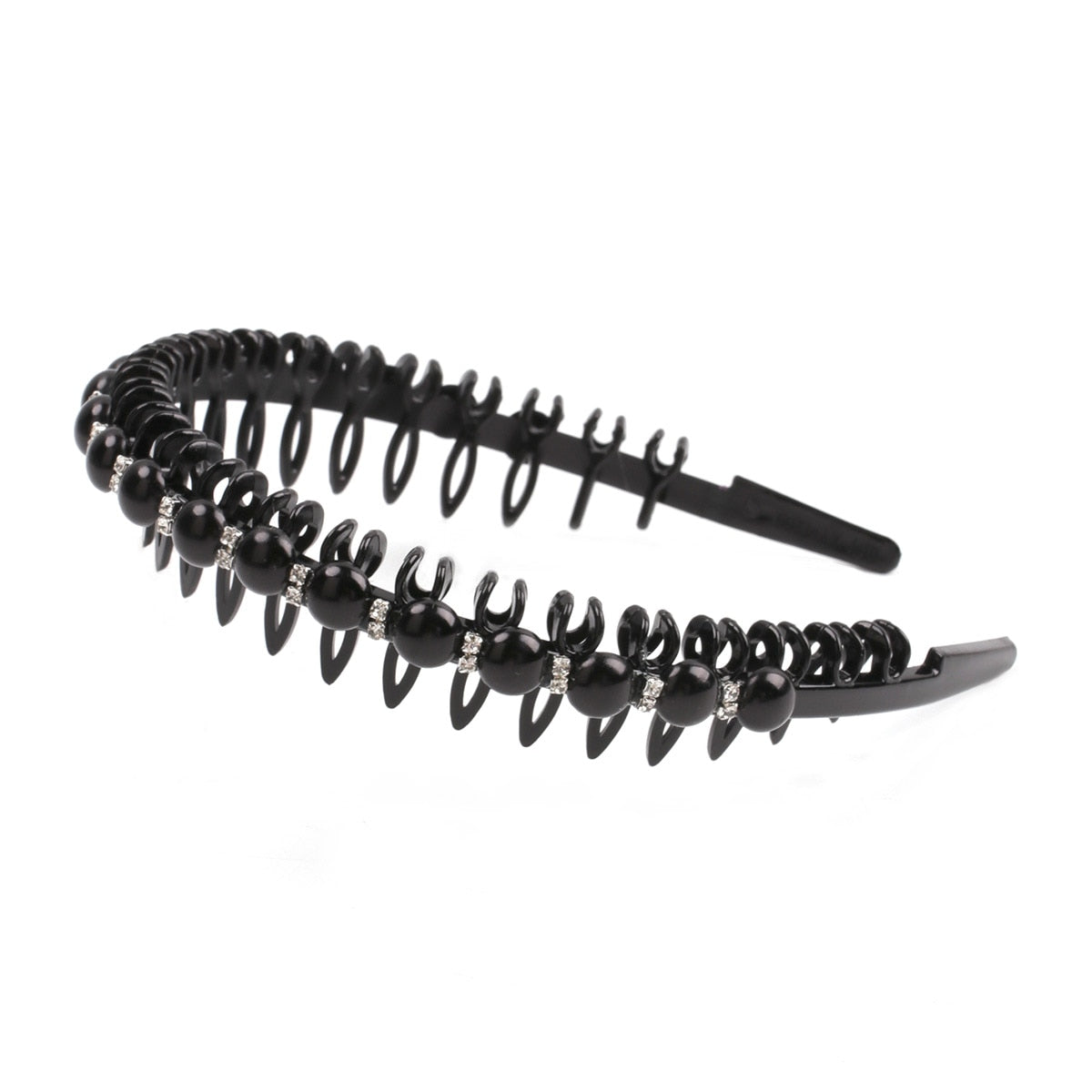 Fashion Pearl Non-Slip Rhinestone Hairbands - Hiccupzz