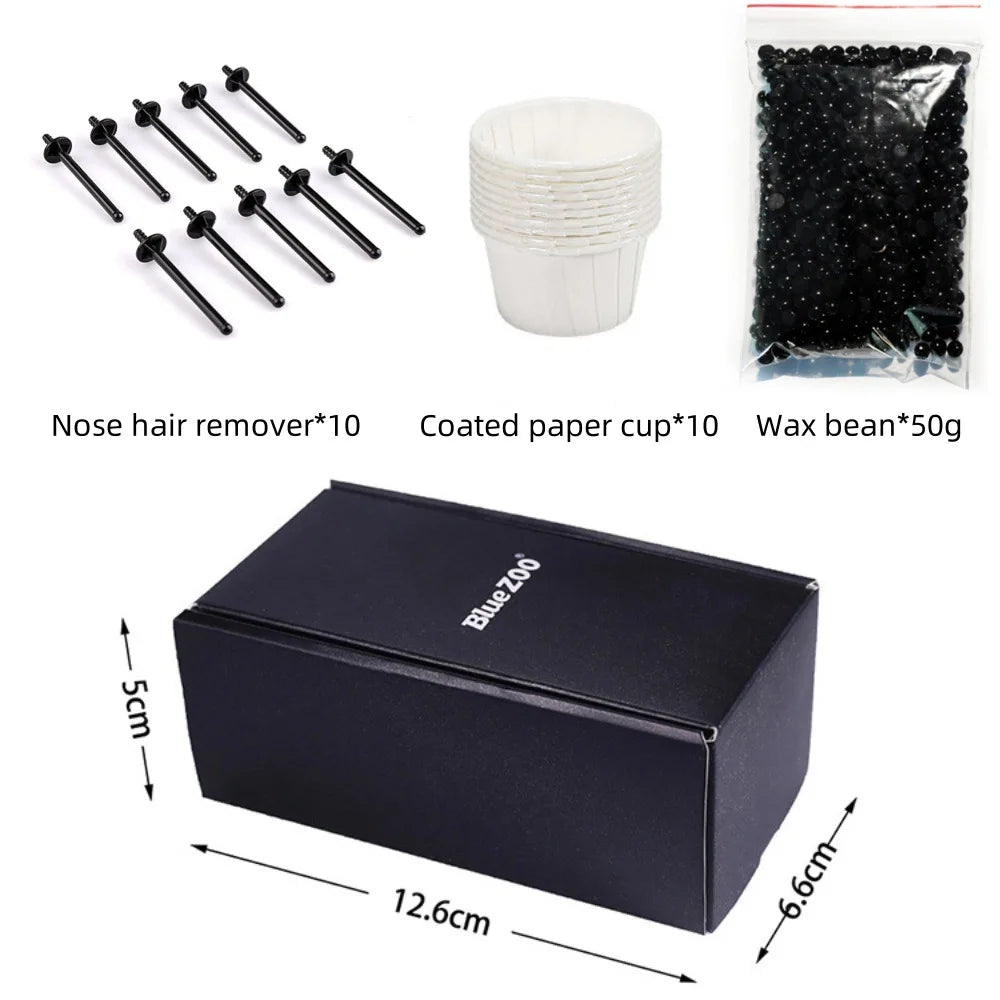 Portable Painless Nose Wax Kit – Paper-Free Hair Removal Wax Beans for Men & Women - Hiccupzz