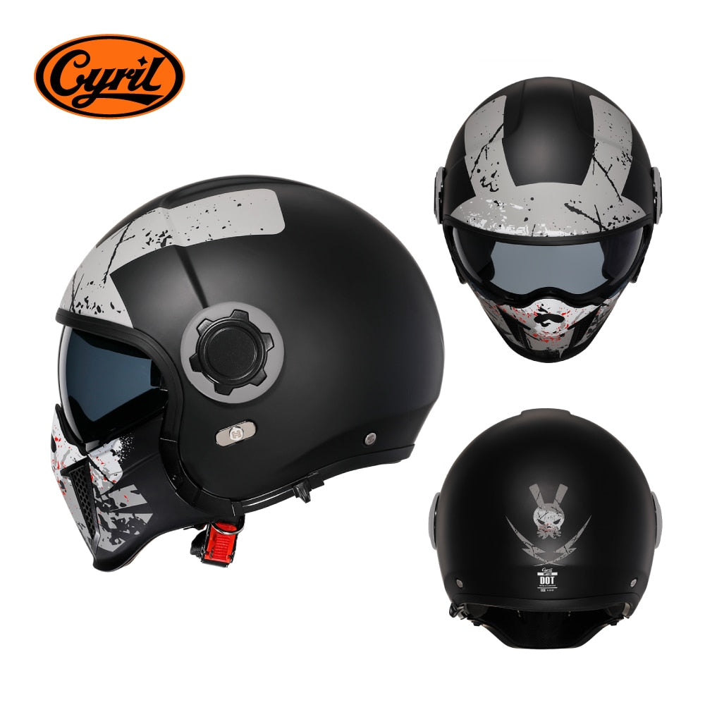 Modular Motorcycle Full Face Helmet DOT ECE Approved - Hiccupzz