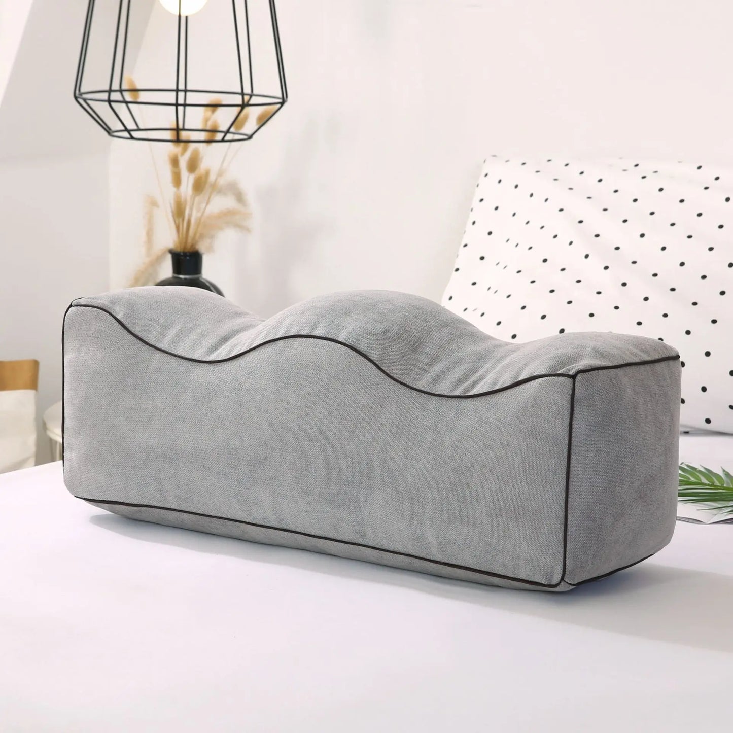 Memory Foam Leg Foot Raiser Pillow Support Cushion Home Massage Support Body Pillows Sleeping for Pregnant Orthopedic Sciatica - Hiccupzz