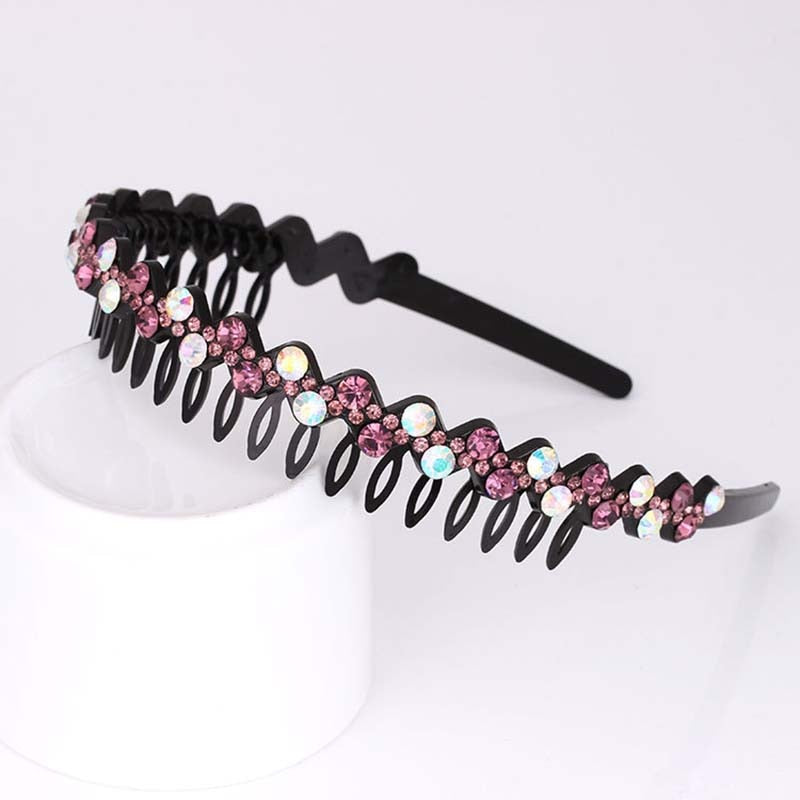 Fashion Pearl Non-Slip Rhinestone Hairbands - Hiccupzz