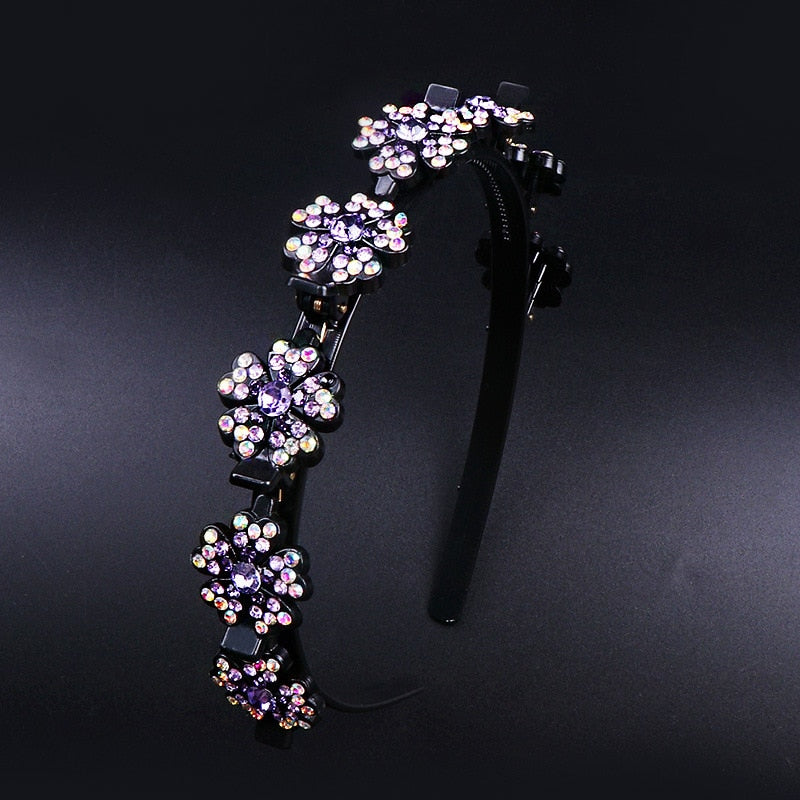 Fashion Pearl Non-Slip Rhinestone Hairbands - Hiccupzz