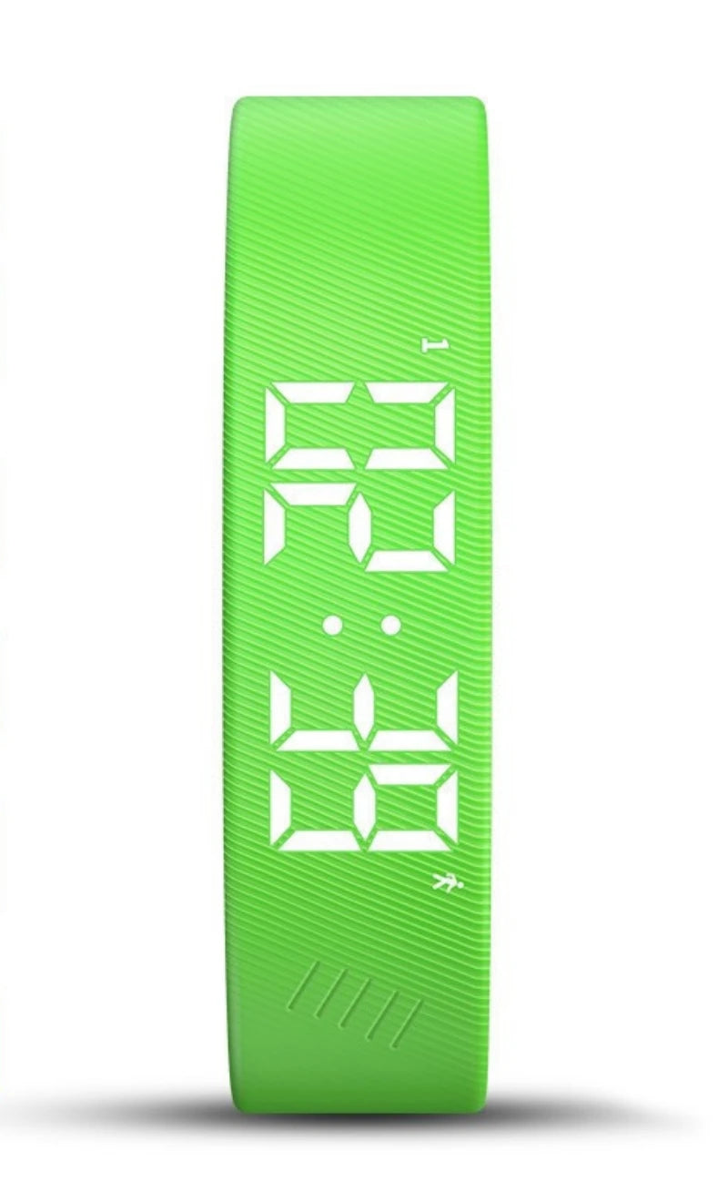 Smart sports bracelet with vibrating alarm clock running pedometer bracelet for male and female students - Hiccupzz