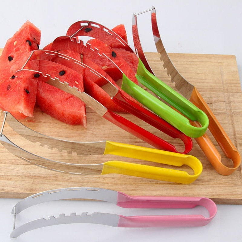 Stainless Steel  Watermelon Slicer Cutter - Hiccupzz