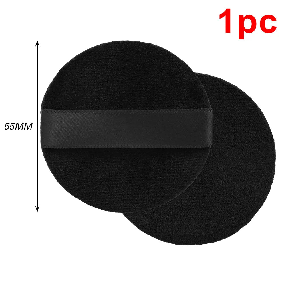Wholesale Black Velet Powder Puffs with Box Makeup Sponges Wet Dry Use Setting Powder Pad Blush BB Cream Foundation Makeup Puff - Hiccupzz