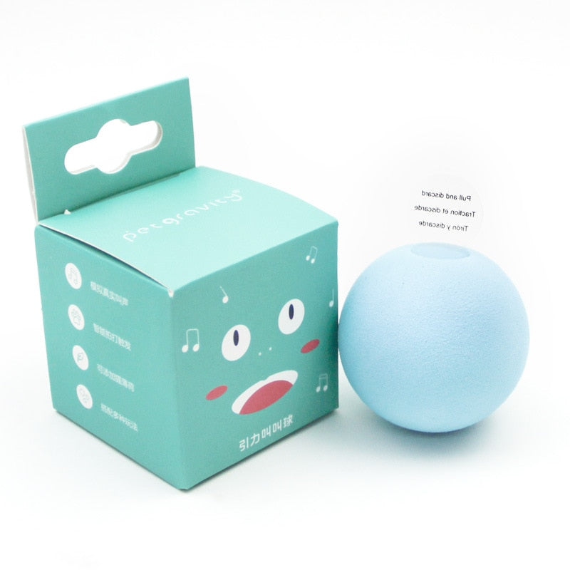 Smart Cat Toys Interactive Ball Plush Electric Catnip Training Toy Kitten - Hiccupzz