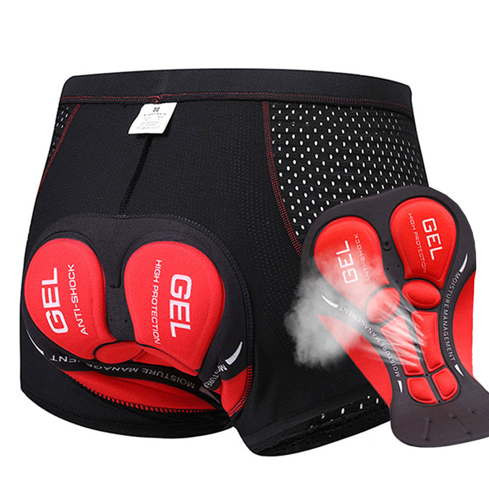 Breathable Cycling Shorts Cycling Underwear 5D Gel Pad - Hiccupzz