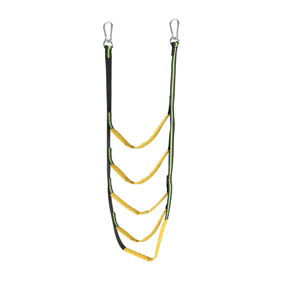 3/4/5 Step Boat Ladder Yacht Side Hanging Ladder Folding Portable Boarding Ladder Nylon Rope Ladder Lifter Marine Accessories - Hiccupzz