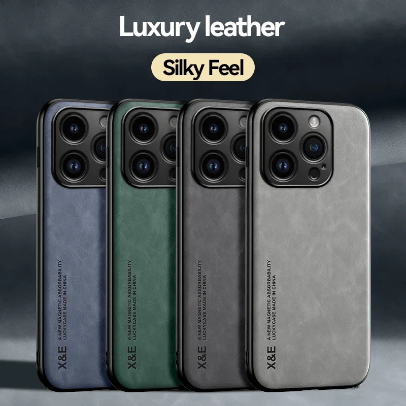 Case For iPhone 15 14 13 12 11 Pro Max Plus 12 13 Mini 8 7 SE X XS XR Luxury Protective Cover Car Holder Phone Coque Fundas - Hiccupzz