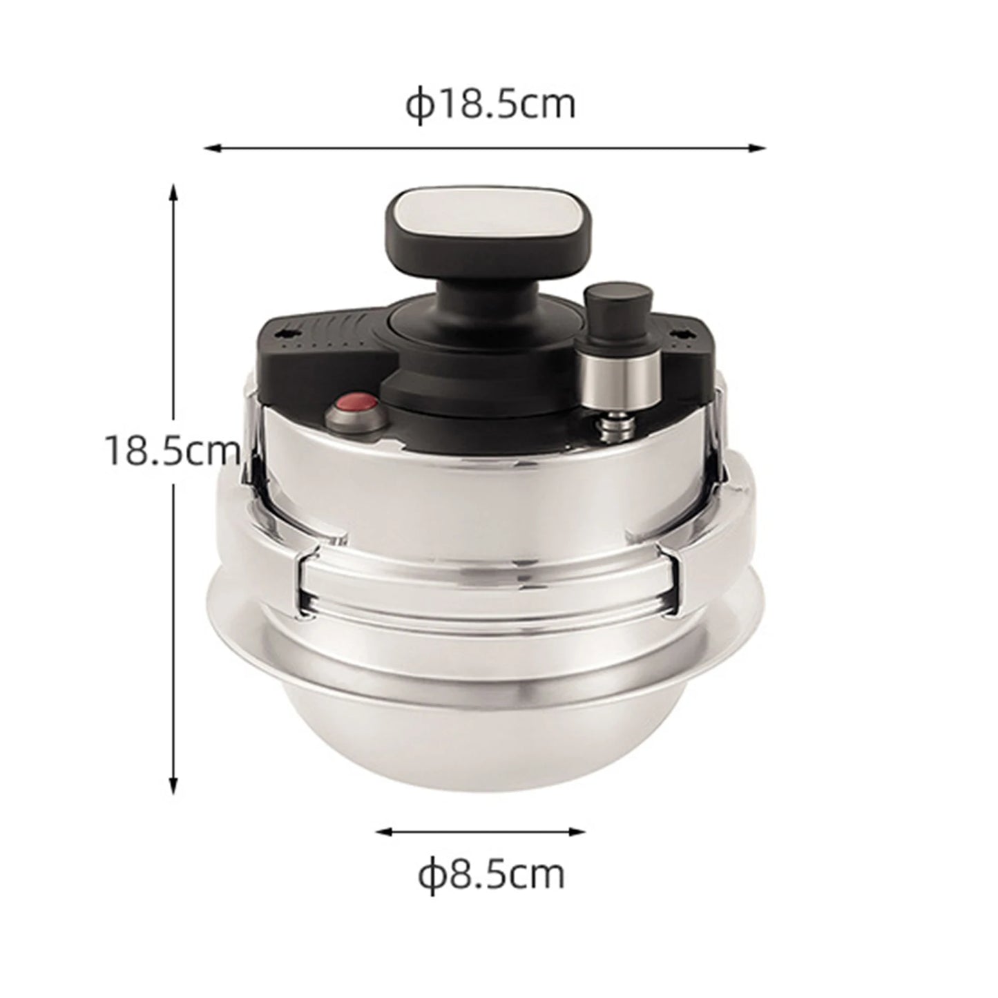 Multifunctional Small Pressure Cooker Nonstick Kitchen Cooking Pot Rice Cooker 304 Stainless Steel 5-minute Quick Cooking Pot - Hiccupzz