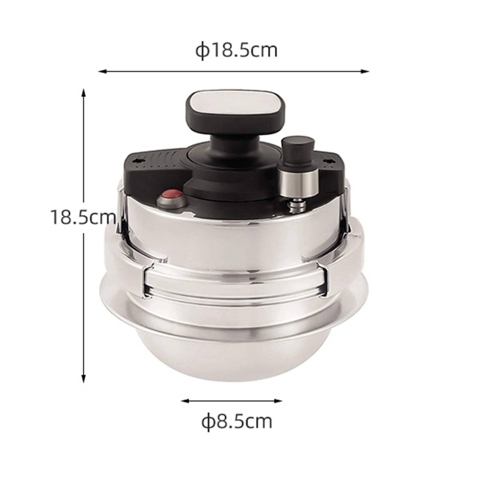 Multifunctional Small Pressure Cooker Nonstick Kitchen Cooking Pot Rice Cooker 304 Stainless Steel 5-minute Quick Cooking Pot - Hiccupzz
