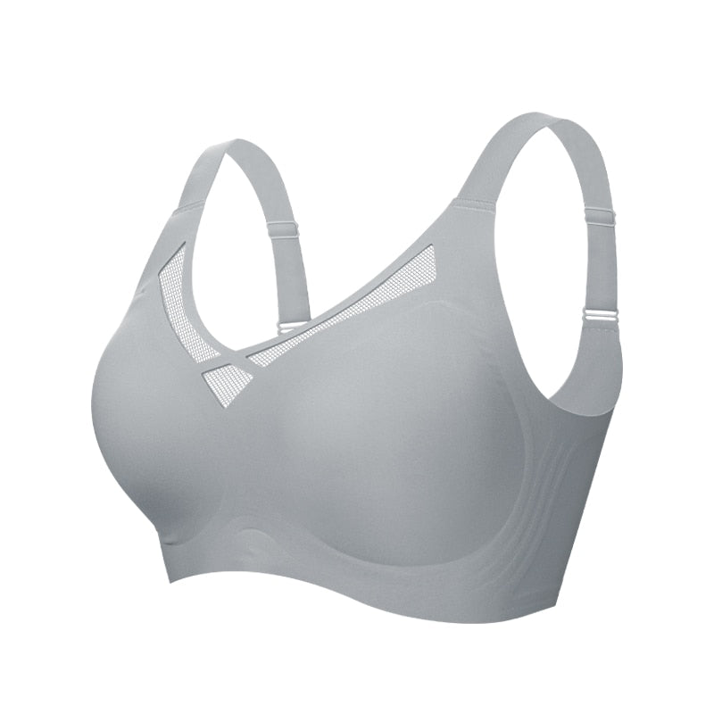 FallSweet Seamless Bras  for Women Comfort Wireless Bra Lightly Lined  Bralette with Removable Pad L to 3XL - Hiccupzz