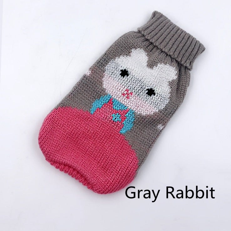 Warm Dog Clothes for Small Dog Coats Jacket Winter Clothes for Dogs Cats Clothing Chihuahua Cartoon Pet Sweater Costume Apparels - Hiccupzz
