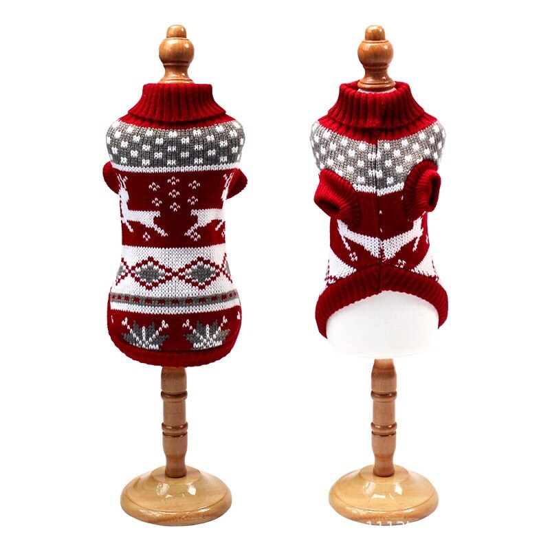 Warm Dog Clothes for Small Dog Coats Jacket Winter Clothes for Dogs Cats Clothing Chihuahua Cartoon Pet Sweater Costume Apparels - Hiccupzz