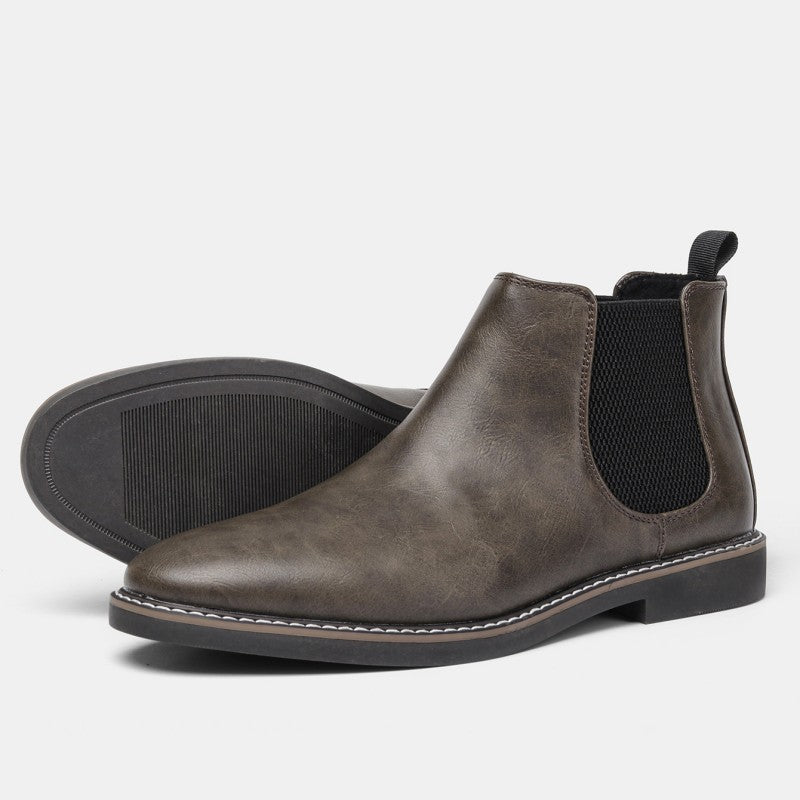 Men's Fashion Retro Cowhide Boots - Hiccupzz