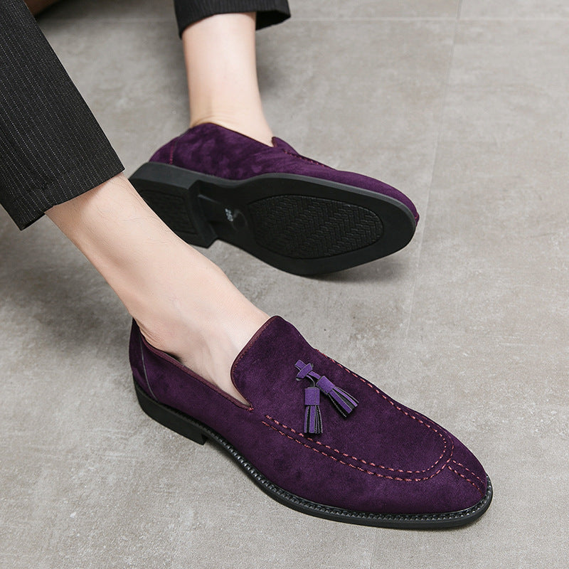 Men's Suede Matte Fashion Leather Shoes - Hiccupzz