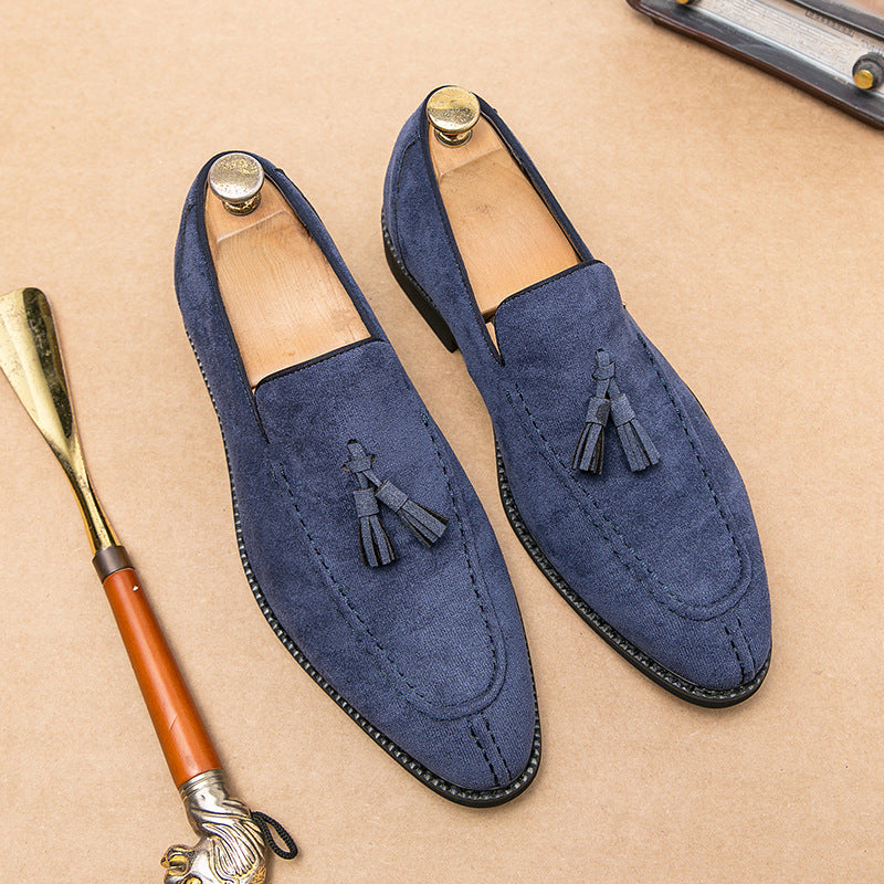 Men's Suede Matte Fashion Leather Shoes - Hiccupzz