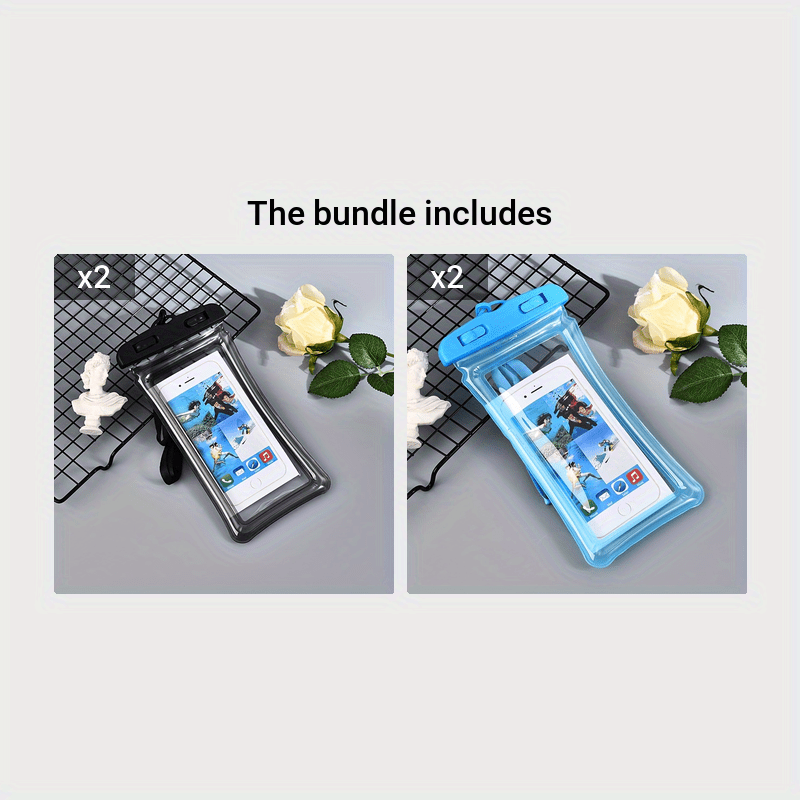 Waterproof Phone Protective Case, Phone Bag For Outdoor Swimming, Beach Fun - Hiccupzz