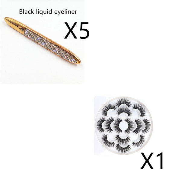 False Eyelashes Self-adhesive Eyeliner Multicolor - Hiccupzz