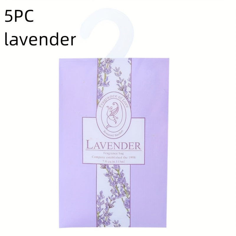5pcs Hanging Perfume Wardrobe Sachet Sachet Wardrobe Mildew - Hiccupzz