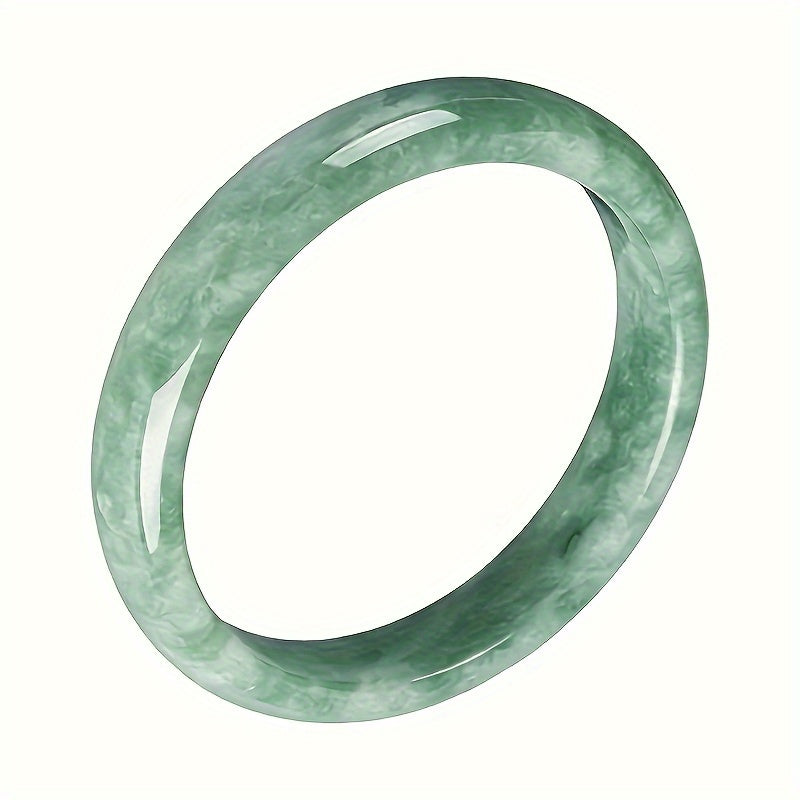 Natural Jade Bangle Bracelet For Women Men, Retro Chinese Style Bracelet - Hiccupzz