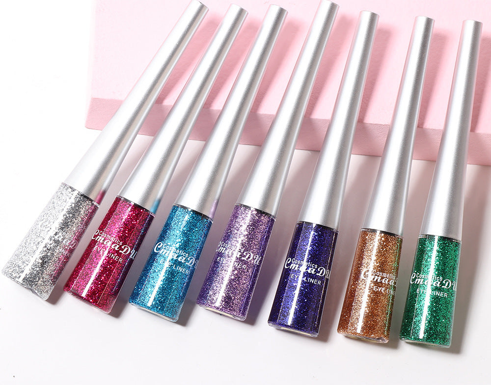 Fashion Creative Glitter Powder Liquid Eyeliner Set - Hiccupzz