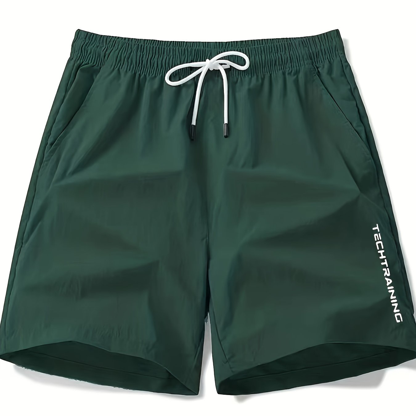 Men's Casual Loose Fit Active Shorts, Chic Letter Print Sports Shorts For Summer - Hiccupzz