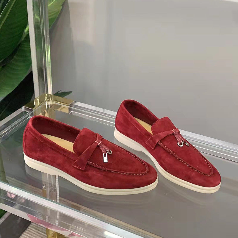 Versatile Casual Leather Women's Shoes - Hiccupzz