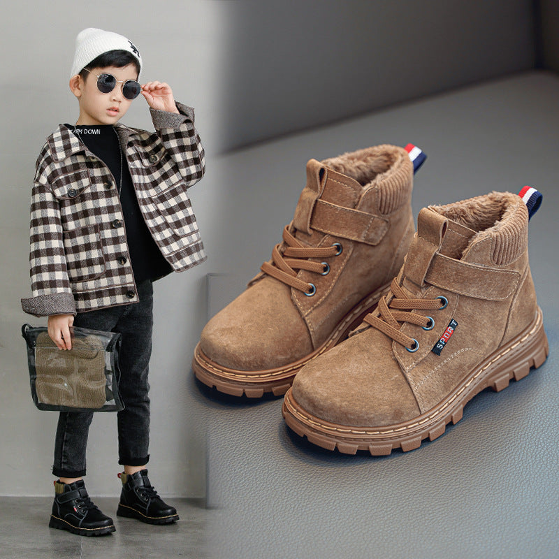 New British Style Children's Boots For Autumn And Winter - Hiccupzz