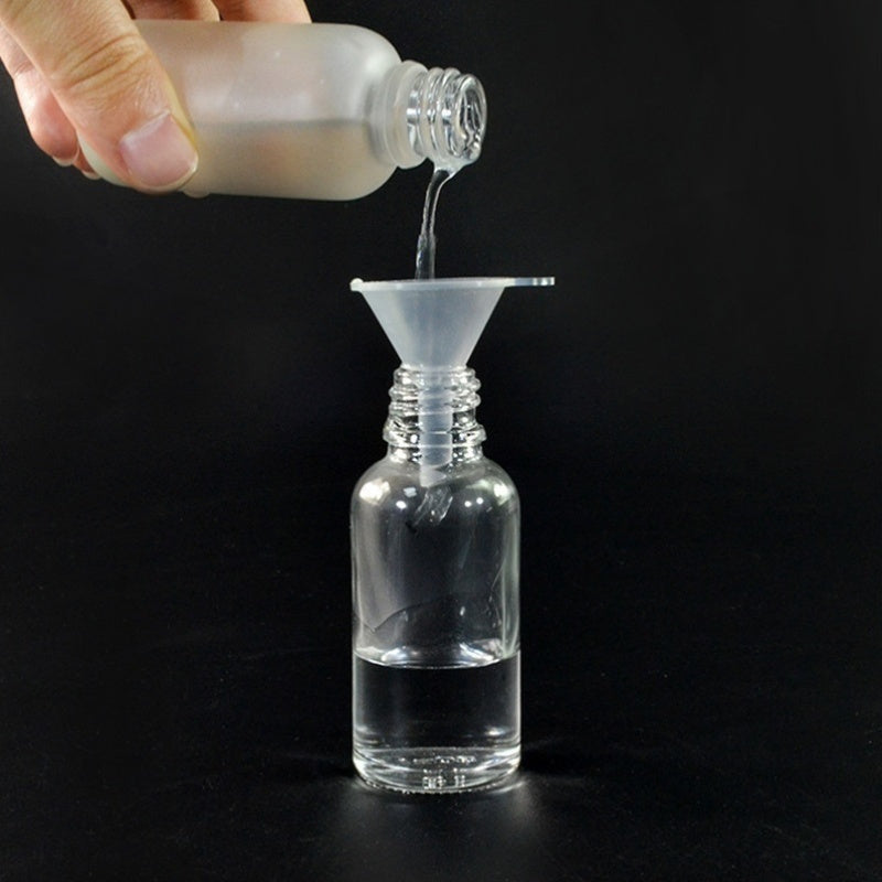 Mini Plastic Funnels (10-Pack): Multipurpose for Bottle Filling, Essential Oils, Perfume, Spices, Sand Art, and Powder Transfer - Hiccupzz