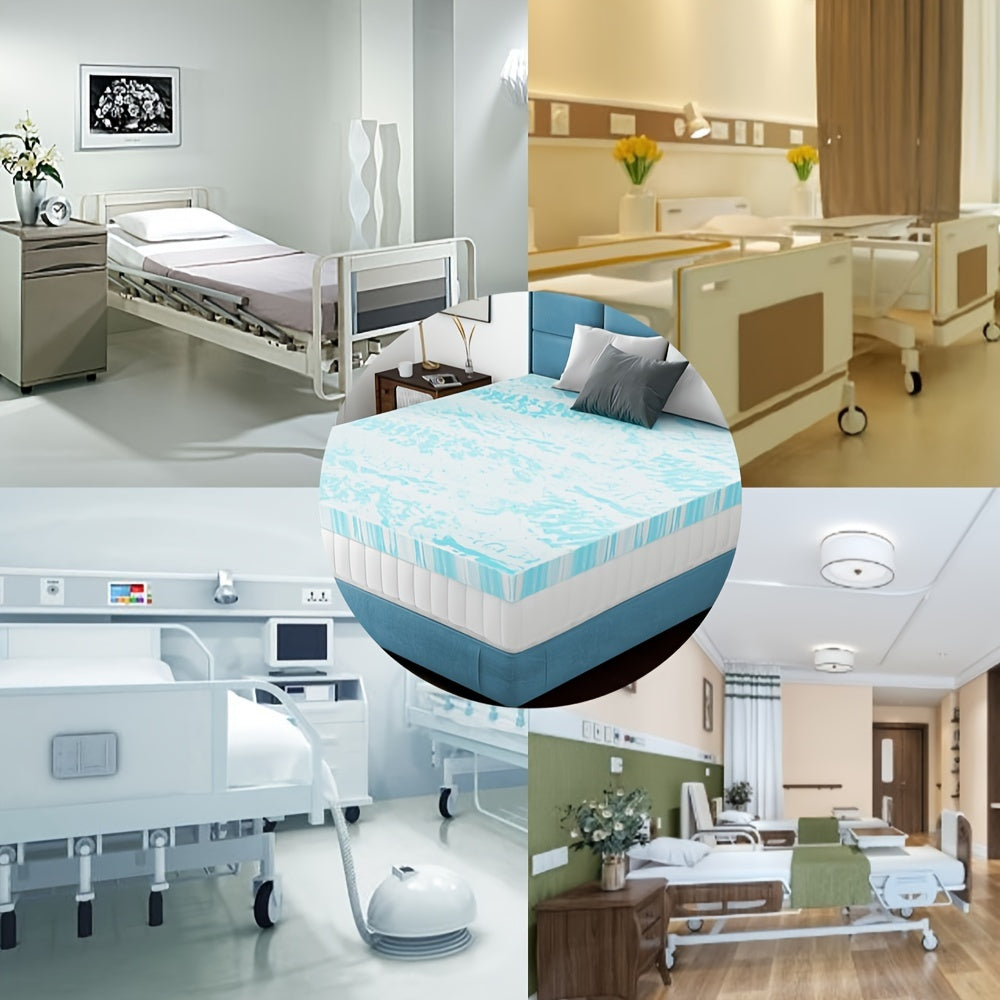 2 Inch Mattress Topper Comfort Bed Topper Cooling Mattress Pad Gel Premium Memory Foam Mattress, CertiPUR-US Certified
