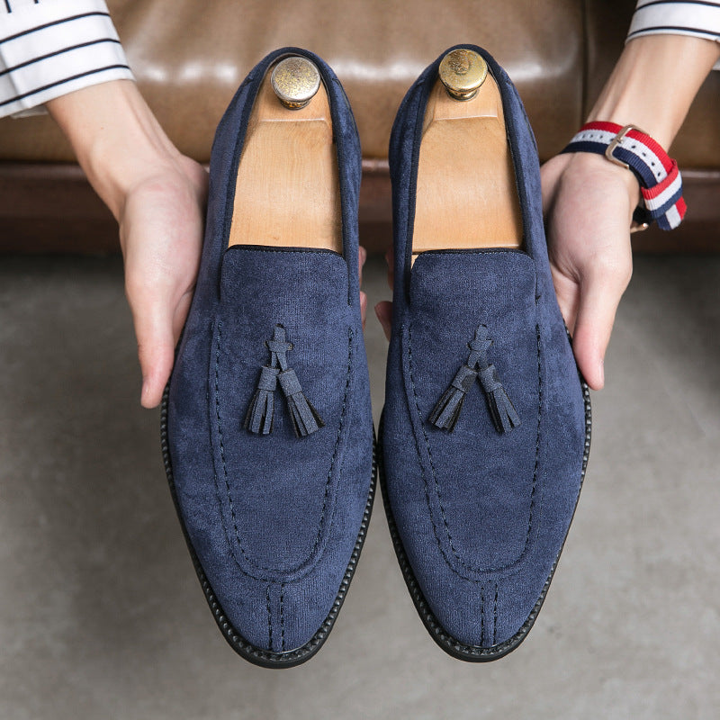 Men's Suede Matte Fashion Leather Shoes - Hiccupzz