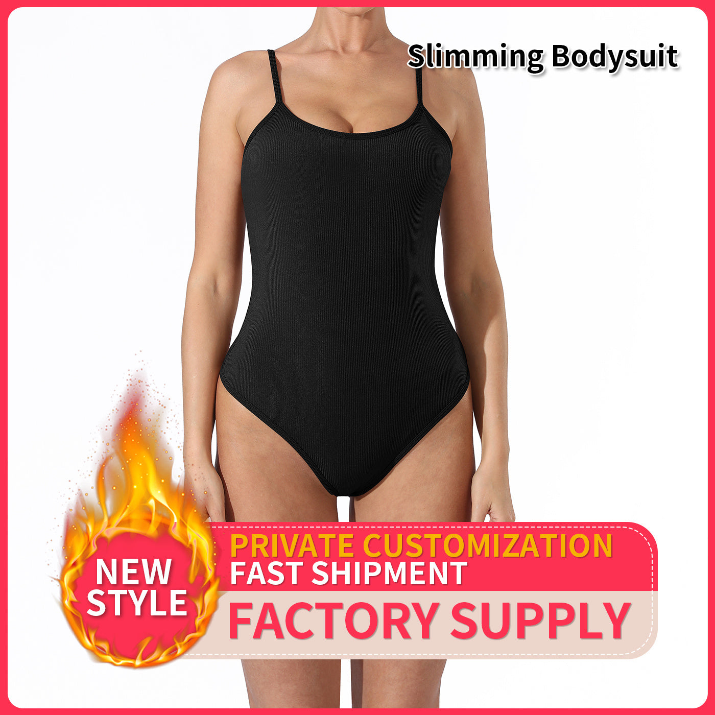 Women's Fashion Simple Solid Color Bodysuit - Hiccupzz
